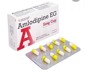 Amlodipine EG 5mg caps (H/3*10) K/900 viên - Phú yên