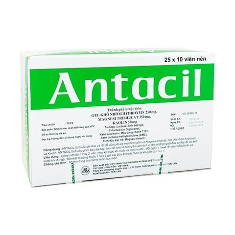 Antacil K=48 hộp H/25vỉ /10 viên