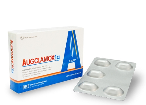 Augclamox 1 g Hà Tây H/2 vỉ x 5 viên