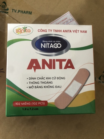 Băng cá nhân Anita 1,9x7,2cm H/102M