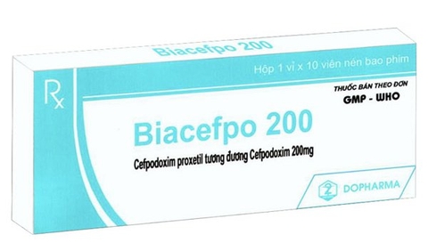 Biacefpo 200mg ( Cefpodoxime 200mg) TW2 (H/10v)