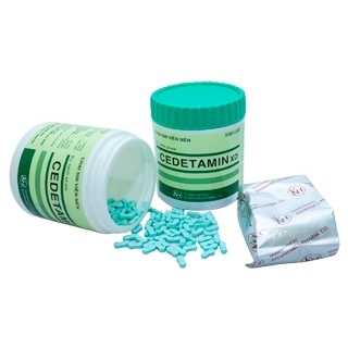 Cedetamin XD (nắp xanh) Lọ /500 viên - Khánh Hòa