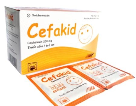 Cefakid 250mg K/96H/24 gói - Phú yên