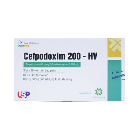 Cefpodoxim 200 v/10 H/30 - Trà Vinh