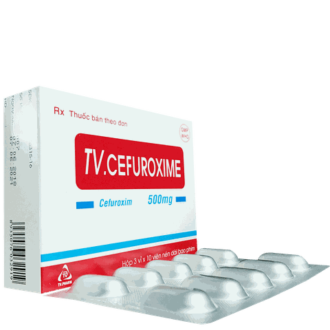 TV - Cefuroxime 500 mg  - Trà Vinh