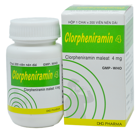 Clorpheniramin 4 ch/200 h/1 t/56000 - HG