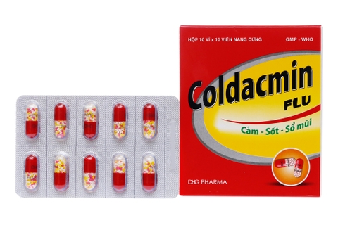 Coldacmin Flu vỉ 10 H/100 T/7200 - HG