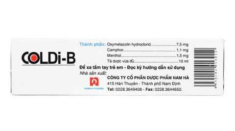 Coldi B 15ml -  Nam Hà