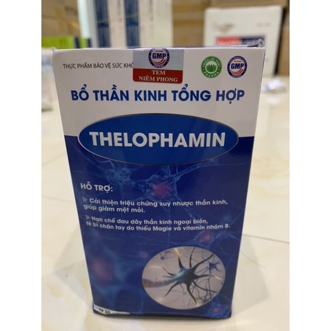 Bổ thần kinh tổng hợp Thelophamin Hộp 30 viên nang mềm