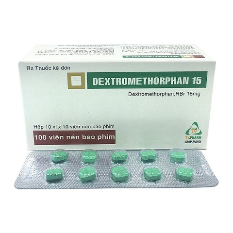 Dextromethorphan 15mg v/10 h/100 - Trà Vinh