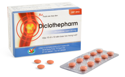 Diclothepham T/140H/10vỉ x 10 viên - Thephaco