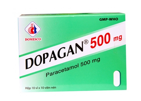 Dopagan 500 mg VNE H/10*10 Viên nén dài - Domesco