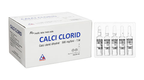 Calci clorid 500 mg /5ml - Vinphaco