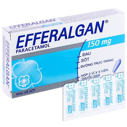 Efferalgan 150mg Suppo (viên đặt hậu môn)