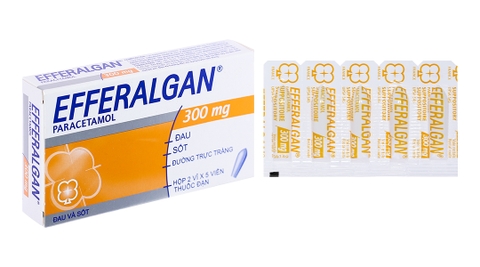 Efferalgan 300mg Suppo B/10 (viên đặt hậu môn)