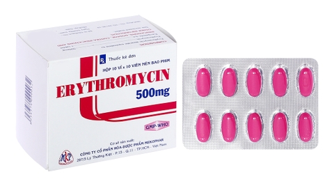 Erythromycin 500mg - MEKOPHAR