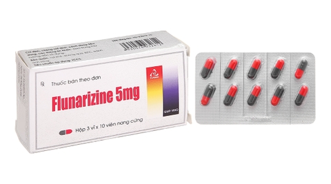 Flunarizine 5 mg - Trà Vinh