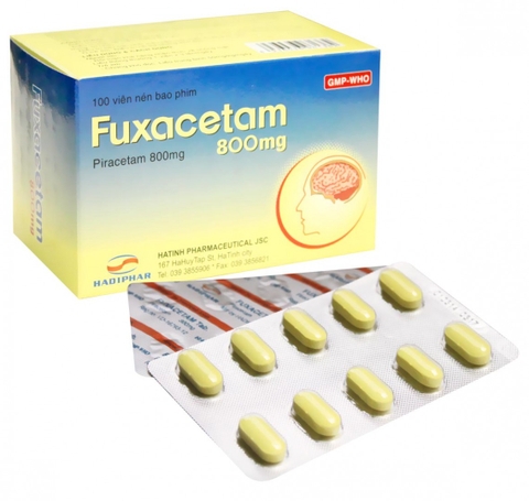Fuxacetam 800mg K/110H/10 vỉ /10 viên - Hà Tĩnh