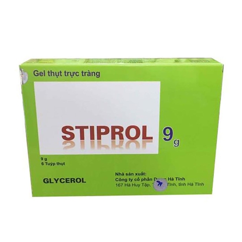 Gel thụt trực tràng táo bón Stiprol 9g H/6tub