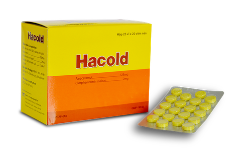 Hacold - Fort K/600 vỉ H/25 Vỉ/20 viên - Hà Tây