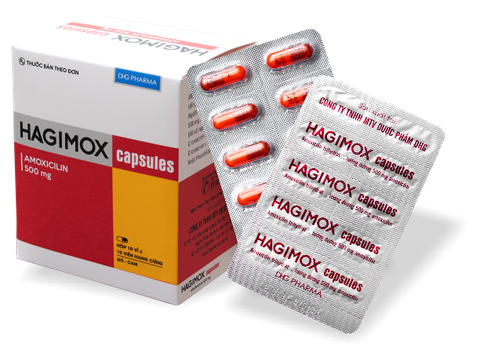 Hagimox capsules ( Đỏ - cam) V/10 H/100 T/7200 - HG