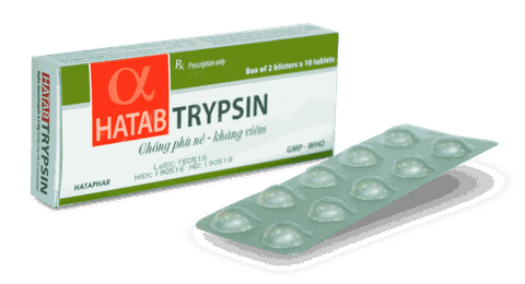 Hatabtrypsin H/2 vỉ/10 viên Alu-Alu - Hà Tây