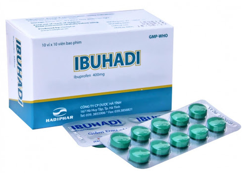 Ibuhadi 400mg H/10v*10v K=108 h - Hà Tĩnh