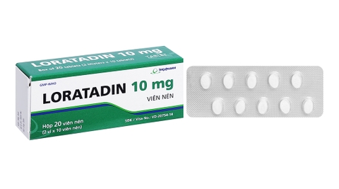 Lohatidin 10mg H/10vỉ /10 viên nén k=155 h - HT