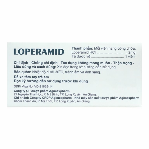 Loperamid 2mg (AGP)