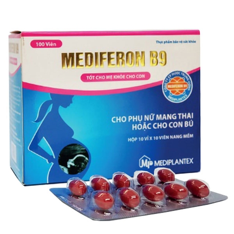 Mediferon B9 oval H/10 vỉ x 10v- Medi