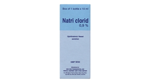 Natriclorid 0,9% 10ml - Bidiphar