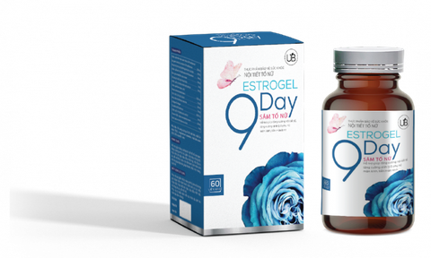 Nội tiết tố nữ estrogel 9day sâm tổ nữ lọ 60 viên