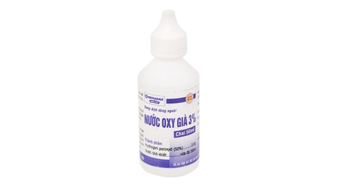 Nước oxy già 3% 50ml - HD Pharma