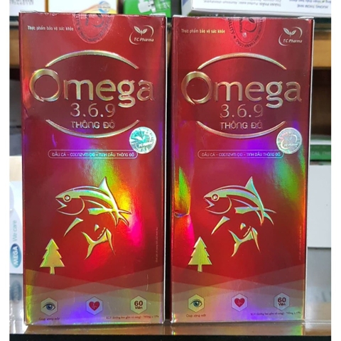 Omega 369 thông đỏ 60 viên/lọ