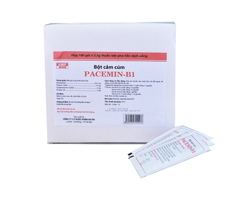 Pacemin - B1 H/100 gói 2,5 gam k/2800 gói - Hà Tây