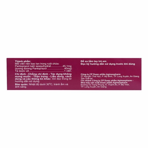 Pantagi 40mg Alu (AGP-VN)