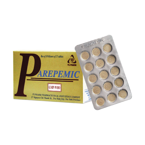 Parepemic Caps 2 mg (Loperamid) V/10 H/100 - Trà Vinh