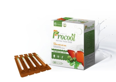 Procool tiêu độc mát gan h/20 ống 10ml