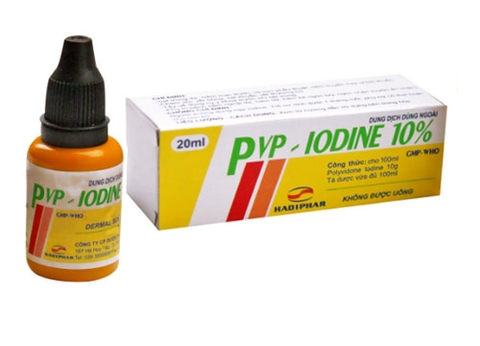 PVP Iodin 10% 100ml K/108 lọ - Hà Tĩnh
