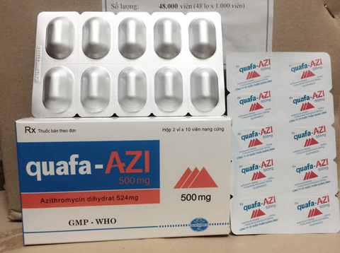 Quafa Azi 500 H/2 vỉ/ 10 viên - Quảng Bình