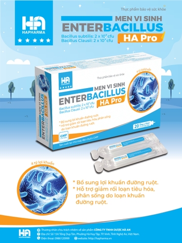 Men vi sinh Enterbacilus HA Pro