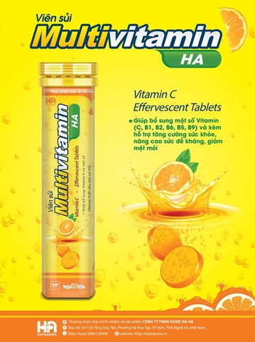 Viên sủi MULTIVITAMIN HA