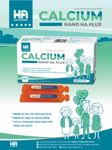 Calcium nano HA Plus (ống)