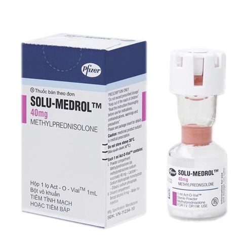 Solu-medrol 40mg k240- Pharmacia N.V./S.A.-Belgium