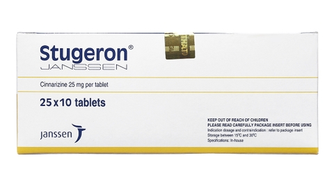 Stugeron 25mg tabs