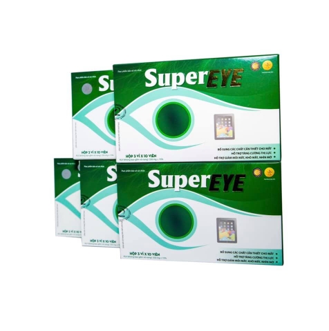 Supereye 10 viên/vỉ x 3 vỉ/hộp - Bách hợp