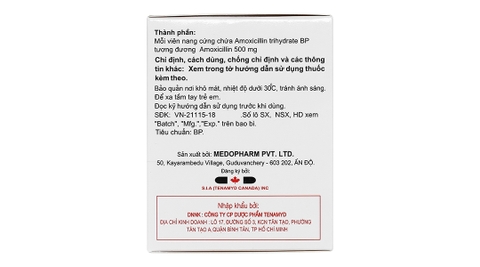 Tenamox 500 - Medopharm - India