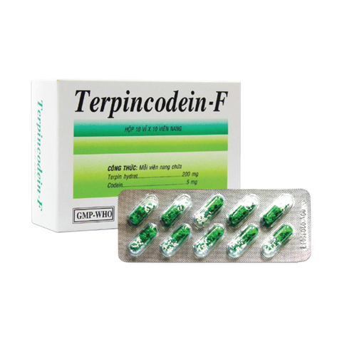 Terpincodein F hạt 5mg v/10 h/100 - Trà vinh