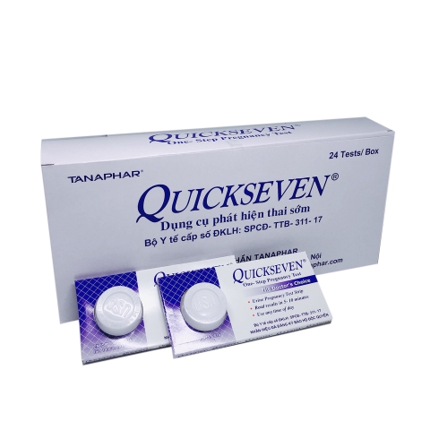 Test phát hiện thai sớm dùng 1 lần Quickseven