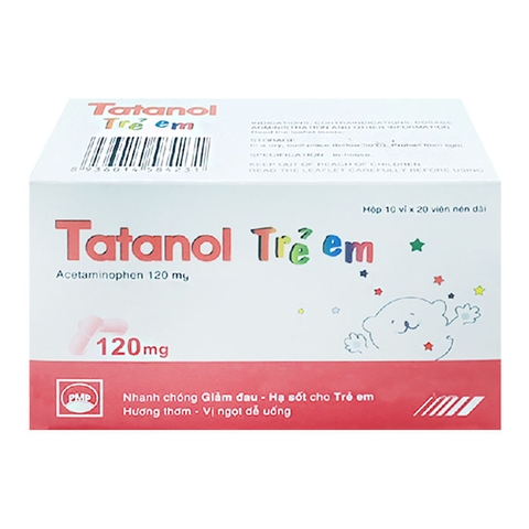 Tatanol Trẻ Em H/10x20 Viên (120mg) - Phú Yên (KM)